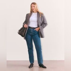 Curvy 90’s Cheeky Rigid Denim Jean